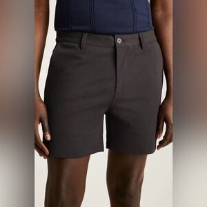 NEW Bonobos The Chino Short 2.0 Faded Black 31 Athletic Fit 7” Inseam Flat Front